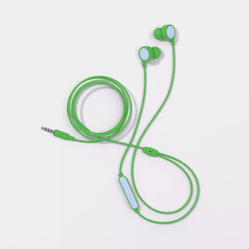 3.5mm Wired In-Ear Earbuds With Built-in Microphone