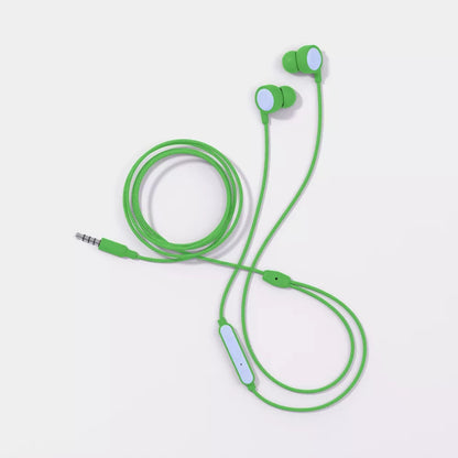 3.5mm Wired In-Ear Earbuds With Built-in Microphone